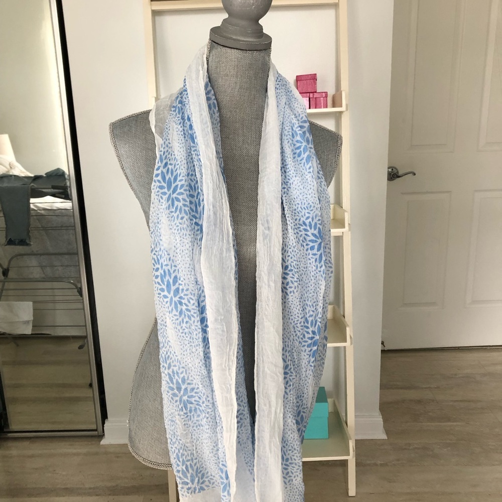 Lightweight, soft, cotton circular scarf. Can be worn a multitude of ways!